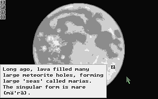 Geography-1 - The Solar System atari screenshot